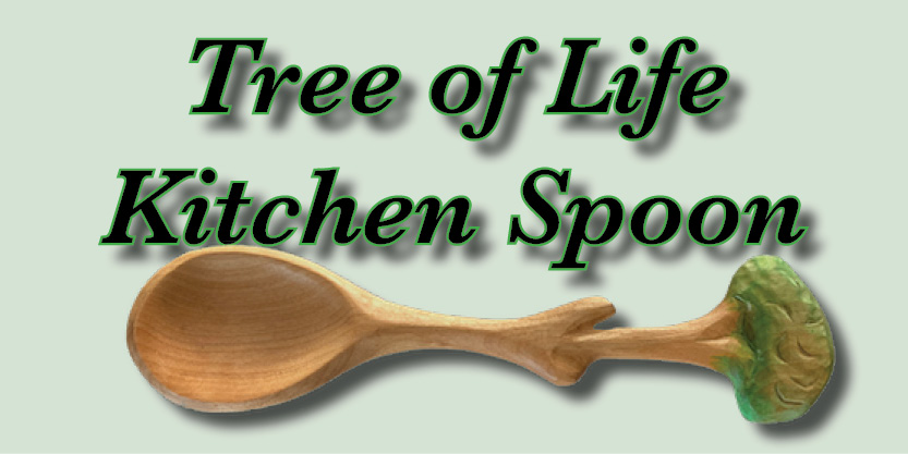 Tree of Life Kitchen Spoon